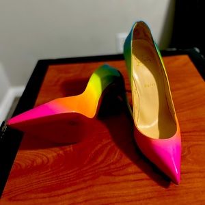 Colorful Christian Louboutin heels